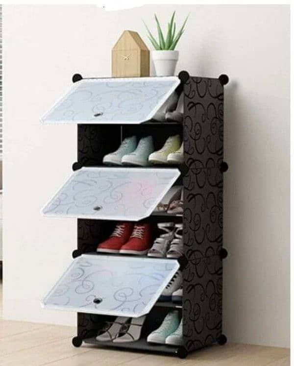 6 layer shoe rack multi use as kitchen rack or kids wardrobe 1