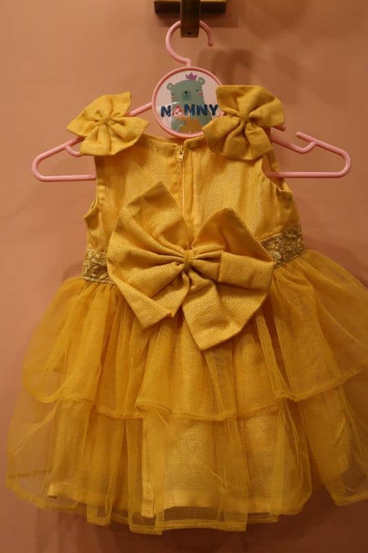 baby girl yellow frock 0