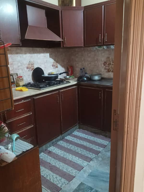 two bed lounge second floor portion on 240y for rent in johar 0