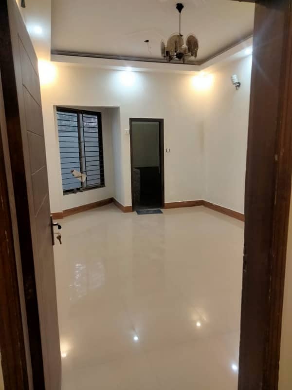 west open three bed dd tiled flooring portion for rent in johar 1