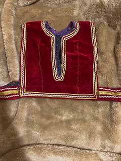 Balochi neck patch and sleeve