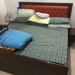 King Size Bed with Dresser & Mattress