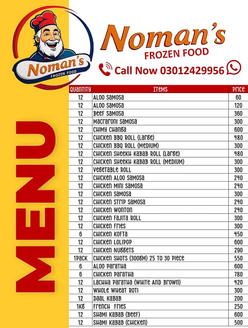 Frozen Food. 6