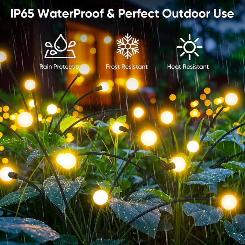 Solar Waterproof Crystal Balls 8 Modes Outdoor Fairy Lights, 12