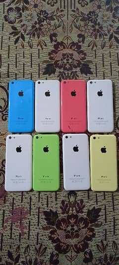 Iphone 5c 16gb 6500  32gb 7500 non pta all original rate final