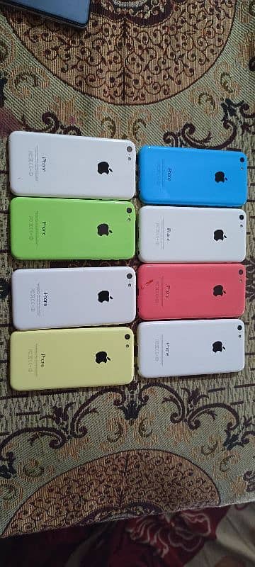 Iphone 5c 16gb 6500  32gb 7500 non pta all original rate final 1