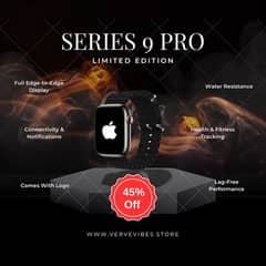 Series 9 Pro Smartwatch | Comes With Logo | Calling & Notifications