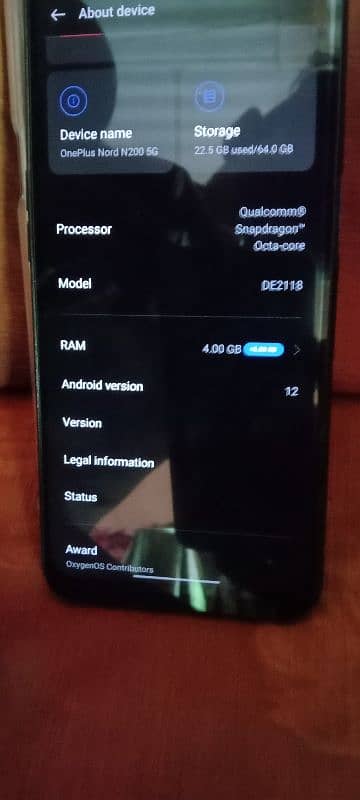 one plus n200 5g phone 7gb non pta all ok snap dragon 465 gaming fps65 1