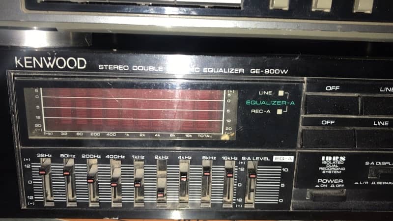 Kenwood GE-900w equalizer with Pioneer mic Mix amplifier MA-X9 0