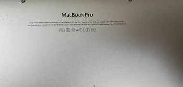 Macbook Pro Late 2012 Retina Display