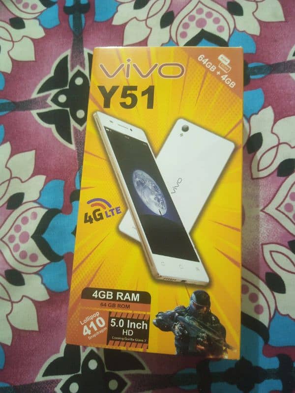 vivo y51 64GB +64 7