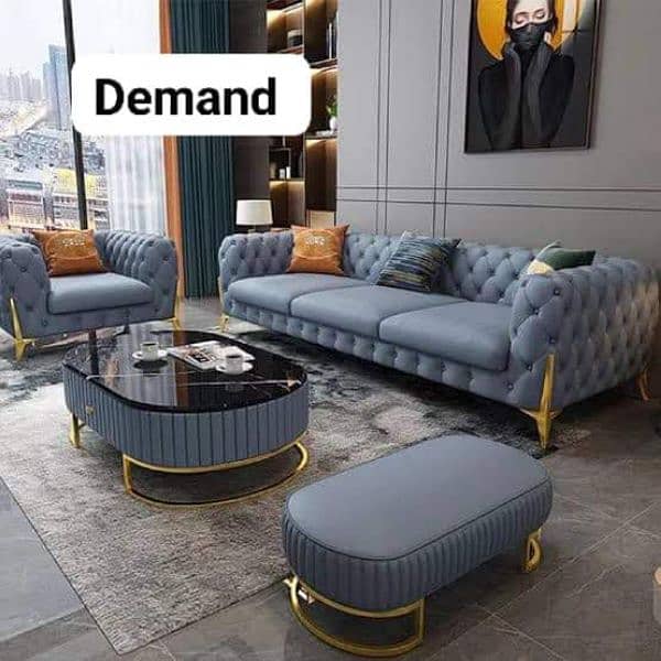 Make your drawing Room Luxury with this beautiful 5 seater Sofa set 0