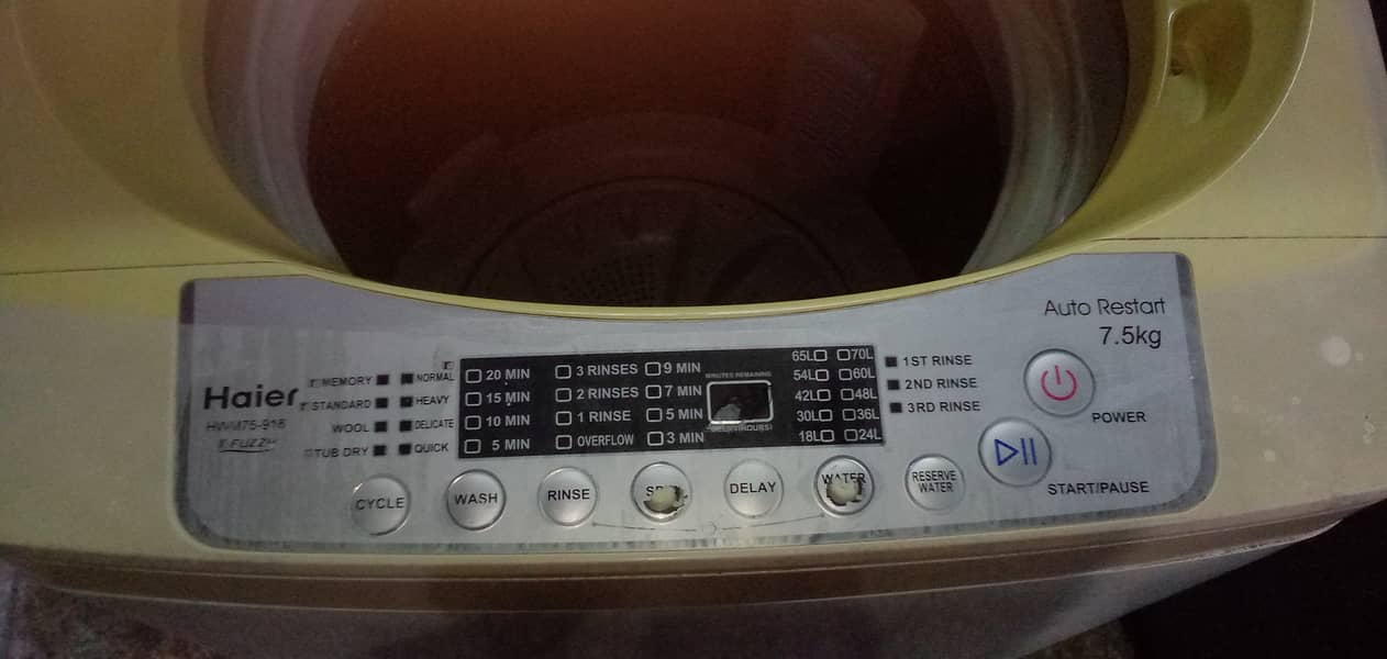 Auto washing machine Haier 7.5Kg HWM 75-118 3