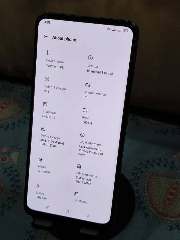 OPPO Reno 2F 128/8gb with box 6