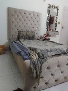 Luxury bed with mattress