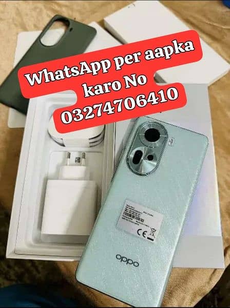 Oppo Reno 11 5g 256 GB 12 GB Ram PTA proof hai Warranty ma hai New hai 2