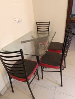 dining table 4 chairs