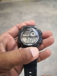 Casio Dual Time and world time watch Model No AE -1000 W  for sale