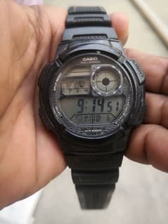 Casio Dual Time and world time watch Model No AE -1000 W  for sale