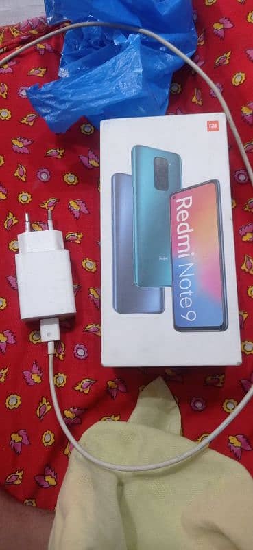 Redmi Note 9 Full Box 6/128 call 03039134349 7