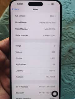 iPhone 15 Pro Max 256GB Natural Titanium Non pta 0