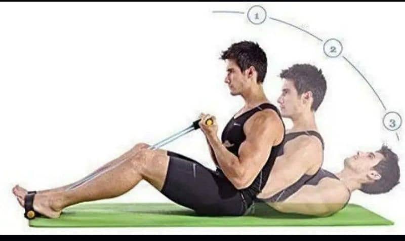 Foot Pedal Resistance Band Elastic Sit-up to reduce tummy 2