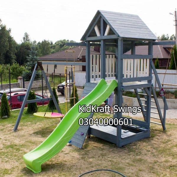 Indoor/Outdoor Swings, Rides, Seesaw, Monkey bar, Climber, Jungle gym 4