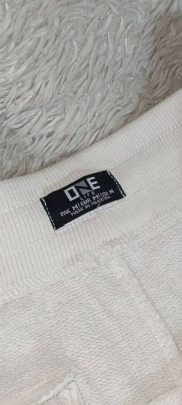 White trousers Brand new (Jogger fit) from One 1