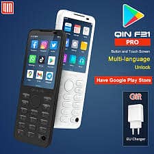 Qin F21 Pro Google Play Store Smart Touch Screen Phone Wifi 5G+2.8 Inc