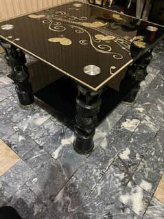 ORIGINAL TEMPLATE GLASS 3 TABLE SET