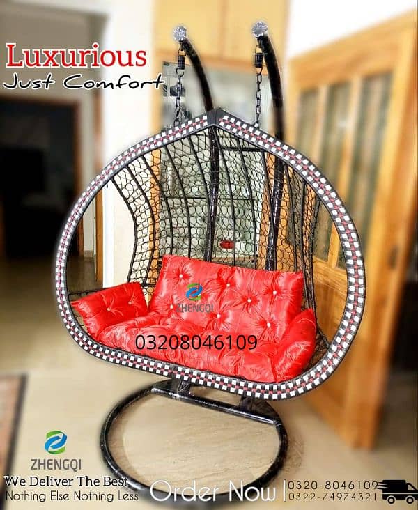 New Swing Chair Jhoola, Single & Double, Macrame Jhula, Hanging, COD 11