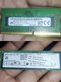 8GB DDR4 Ram and 256GB Nvme Rom 0