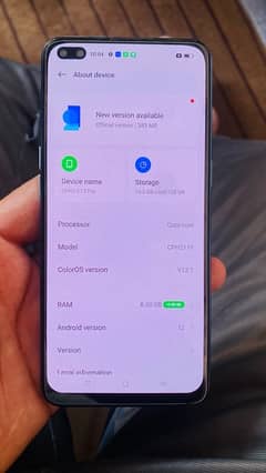 Oppo F17 Pro display finger