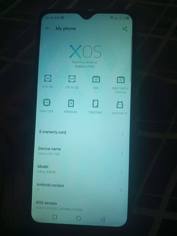 Infinix Hot 10s 6/128 all ok 1