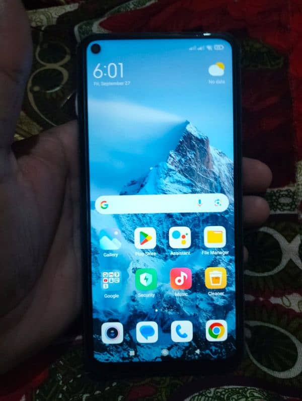 redmi not 9 4gb 128gb box charger sath ha good condition 2