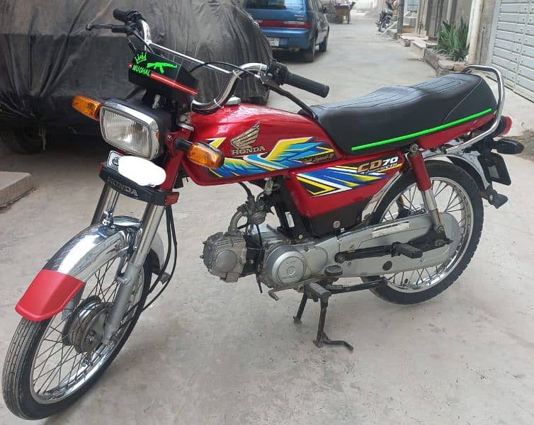 Honda Cd70 Model 2021 for urgent sale biometric available 3