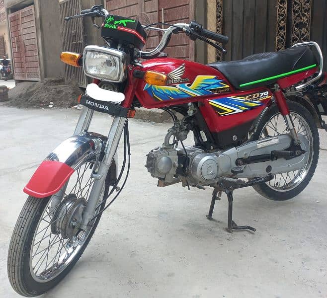 Honda Cd70 Model 2021 for urgent sale biometric available 6