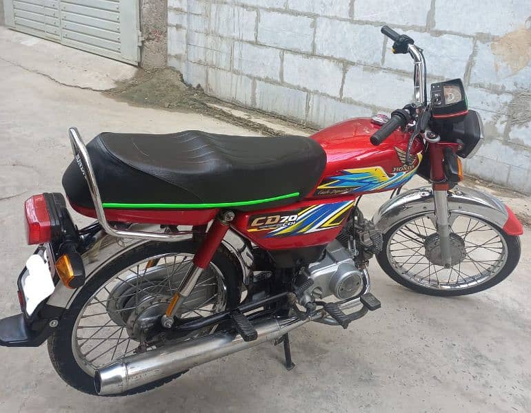 Honda Cd70 Model 2021 for urgent sale biometric available 7