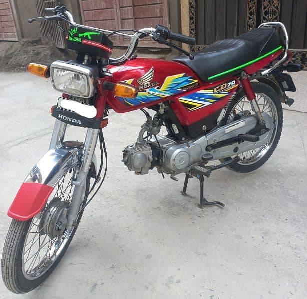 Honda Cd70 Model 2021 for urgent sale biometric available 8