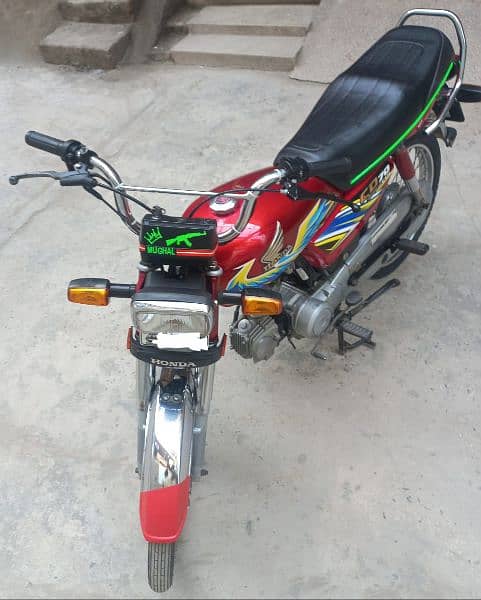 Honda Cd70 Model 2021 for urgent sale biometric available 9