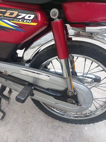 Honda Cd70 Model 2021 for urgent sale biometric available 11