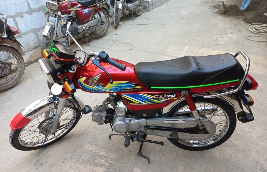 Honda Cd70 Model 2021 for urgent sale biometric available 19