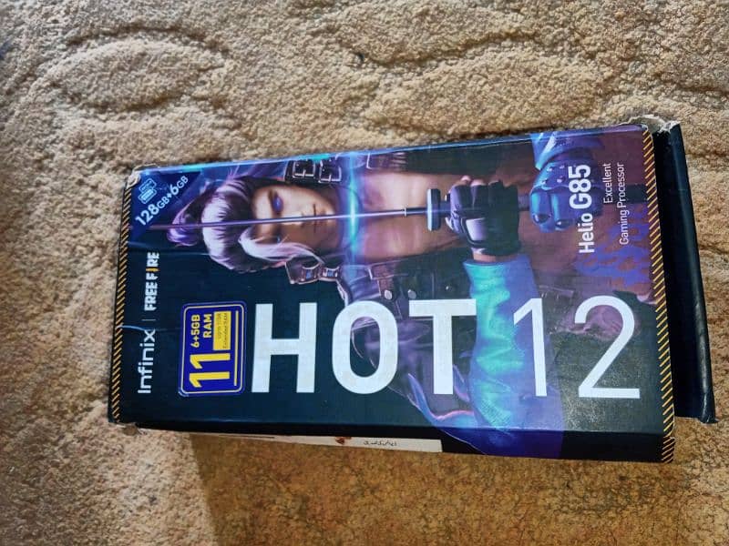 Infinix Hot 12 With box 6/128 1