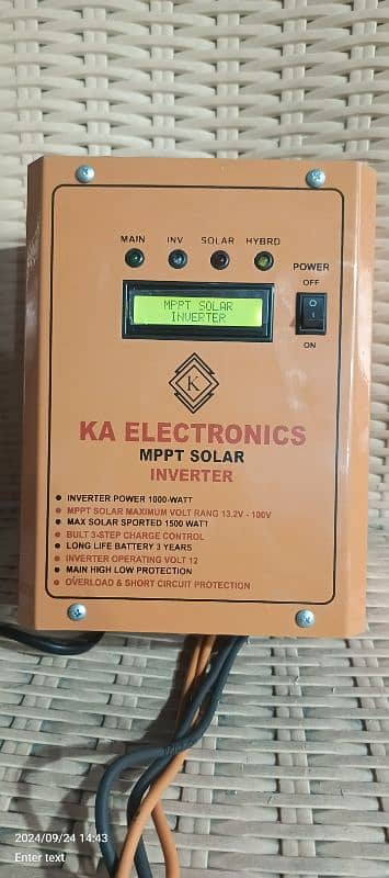 Solar inverter hybrid 1kv 0