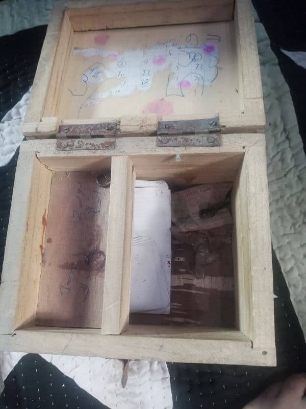 mini locker used 3 years made with wooden 3