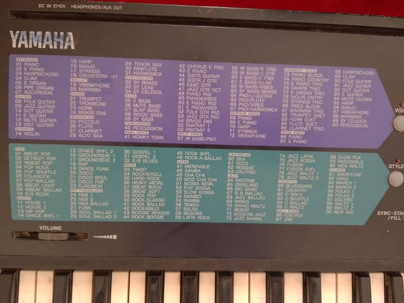 YAMAHA, PSR 185 PIANO 2