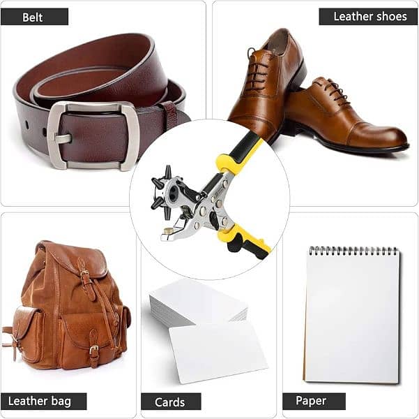 Leather Belt, Bag, Wallet revolving punch 13