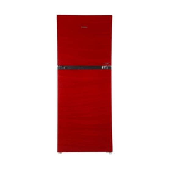 Haier HRF 398 Red with glass door 0