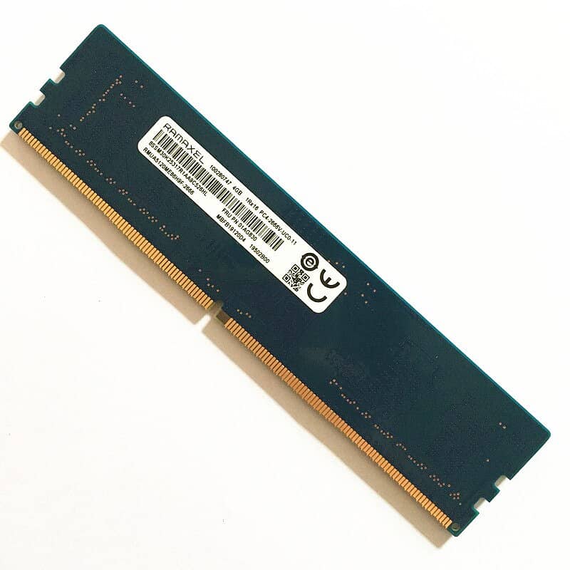 DDR 4GB RAM 0