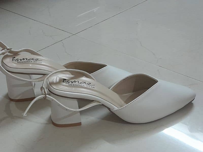 new beautiful white heels for sale 1